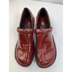 BOC Born Concept Red Slip On Faux Patent Leather Shoes Size 8.5